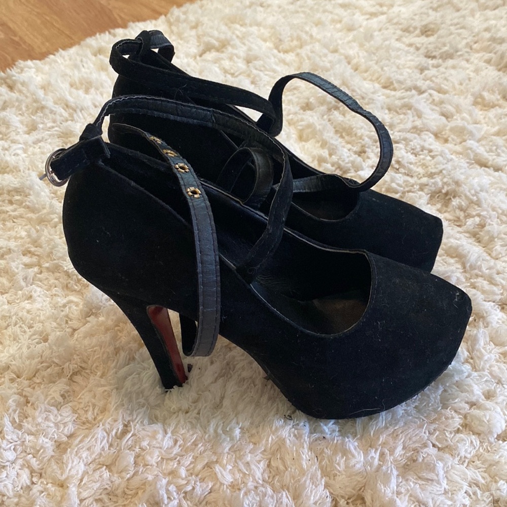 Dixuanni Ankle Strap Heels